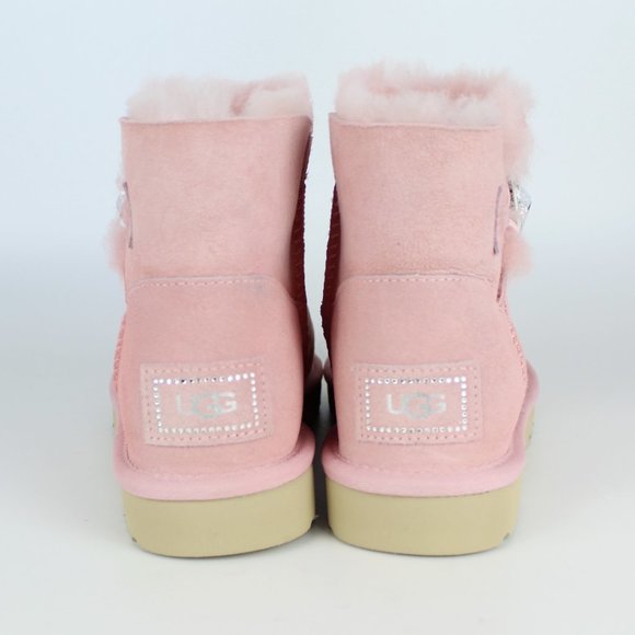 NEW UGG Mini Bailey Swarovski Crystal Button Boot - Picture 9 of 16